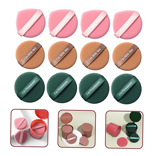 Miniatura 4 de Housoutil 21pcs Soplo De Polvo De Maquillaje Puffs Cojín Fundación Soplo Cosmético Soplo De Belleza Puff Esponja De Limpieza Esponja Hidrófila Sin