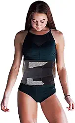 1 peça de modelador de cintura para mulheres - cinto duplo, cinto de sauna com controle de barriga para fitness, Código M, M