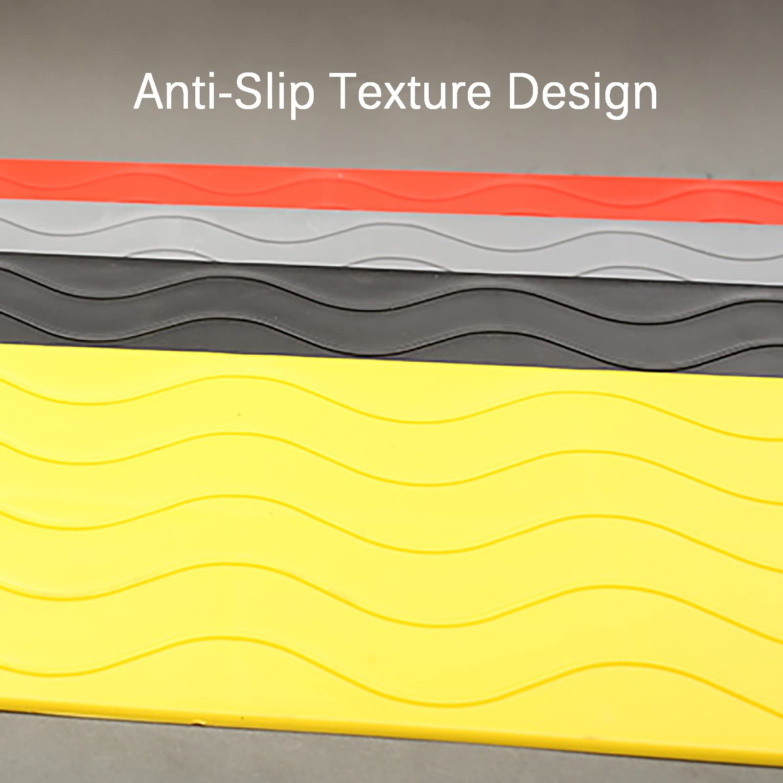 Tragbare Türschwellenrampen, Rampe Rollstuhl, Kunststofframpe zum Kehren von Roboterrollern und Fahrrädern (Color : A, Size : 100x18x8cm)