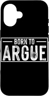 Born to Argue Advocate Law Firm Lawyer Attorney Lawyers Case for iPhone 16