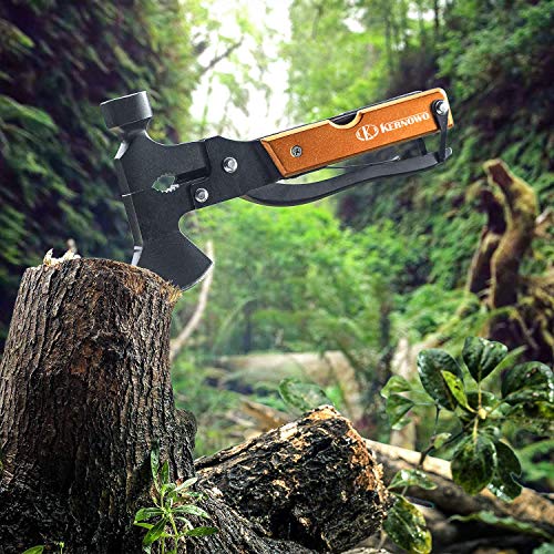 Multitool Camping Tool,Upgraded 16 in 1 Camping Gear Multitools with Axe Hammer Plier Knife Set for Camping Hiking Outdoor Survival Gear Kit,Multipurpose Tool Gadgets Gifts for Men Women - Thumbnail 3