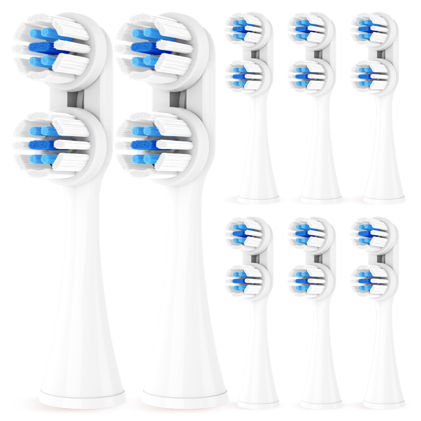 Photo 1 of Replacement Toothbrush Heads Compatible with Spinbrush Old Version PRO Clean/PRO WHITEN Battery Powered Electric Toothbrush, 8 Pack