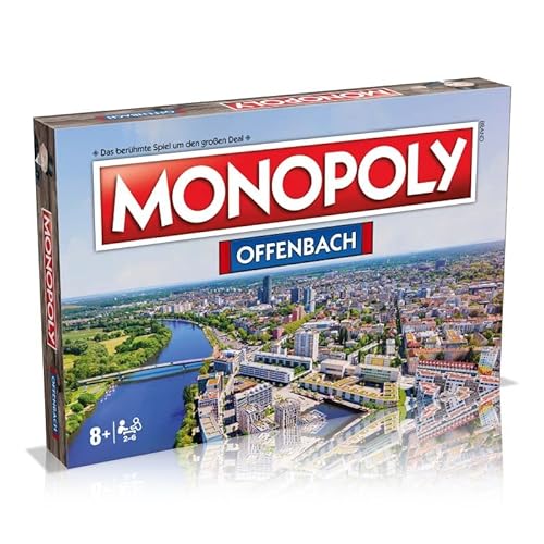 Winning Moves Monopoly - Offenbach Brettspiel Gesellschaftsspiel Spiel für Erwachsene ab 96 Jahren, 6 Spieler