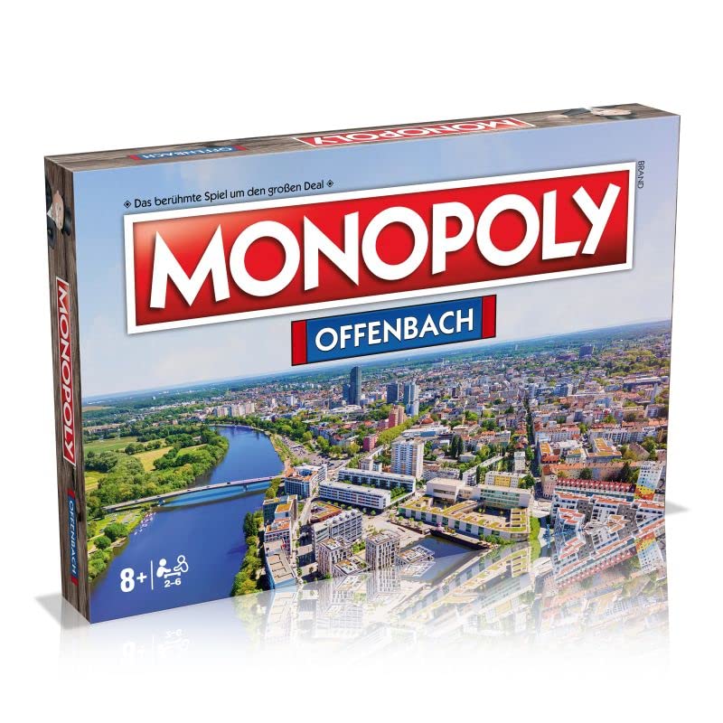 Winning Moves Monopoly - Offenbach Brettspiel Gesellschaftsspiel Spiel für Erwachsene ab 96 Jahren, 6 Spieler