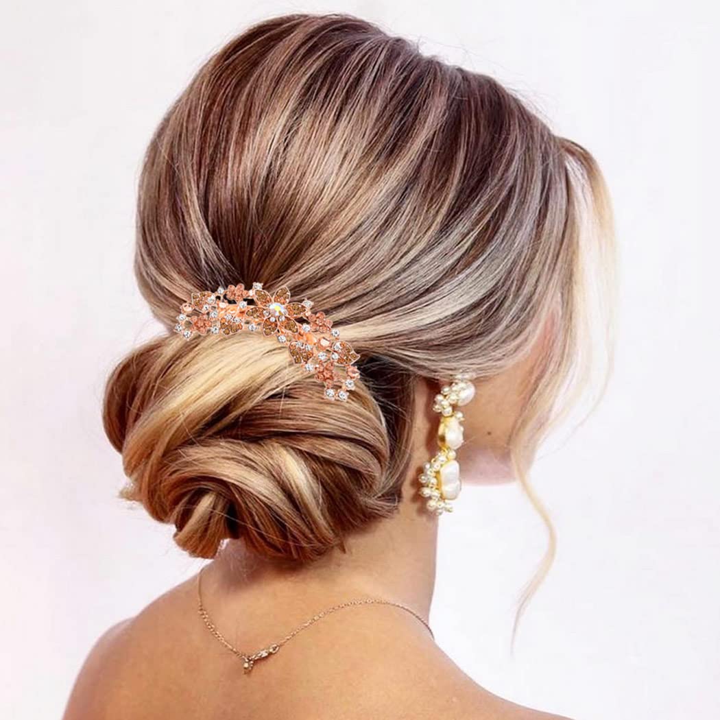 les accessoires floraux pour cheveux lors d’un mariage : pinces