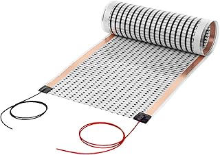 Mi-Heat Infrarot Heizfolie 3,5m Heizung für Wohnwagen & Camping – 12V Niedervolt Fußbodenheizung – Dünne Carbon Heizbahn zum Nachrüsten – Konfektioniert