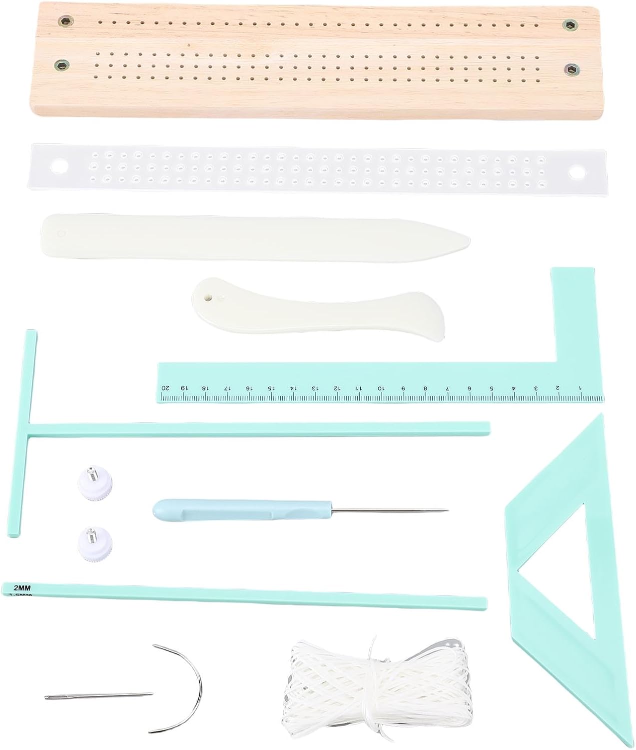 Masyrt Book Binding Supplies Kit, Scrapbook Tool Mini Diary Album Set, Gift Idea Craft Guide