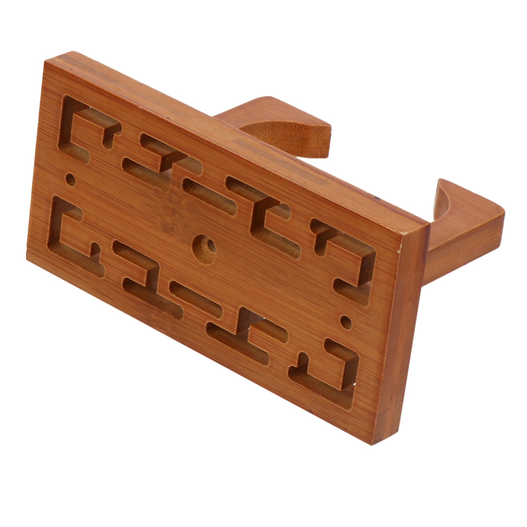 QUMIIRITY Flute Holder Wall-mounted Instrument Rack Wooden Cucurbit Flute Display Easy Install