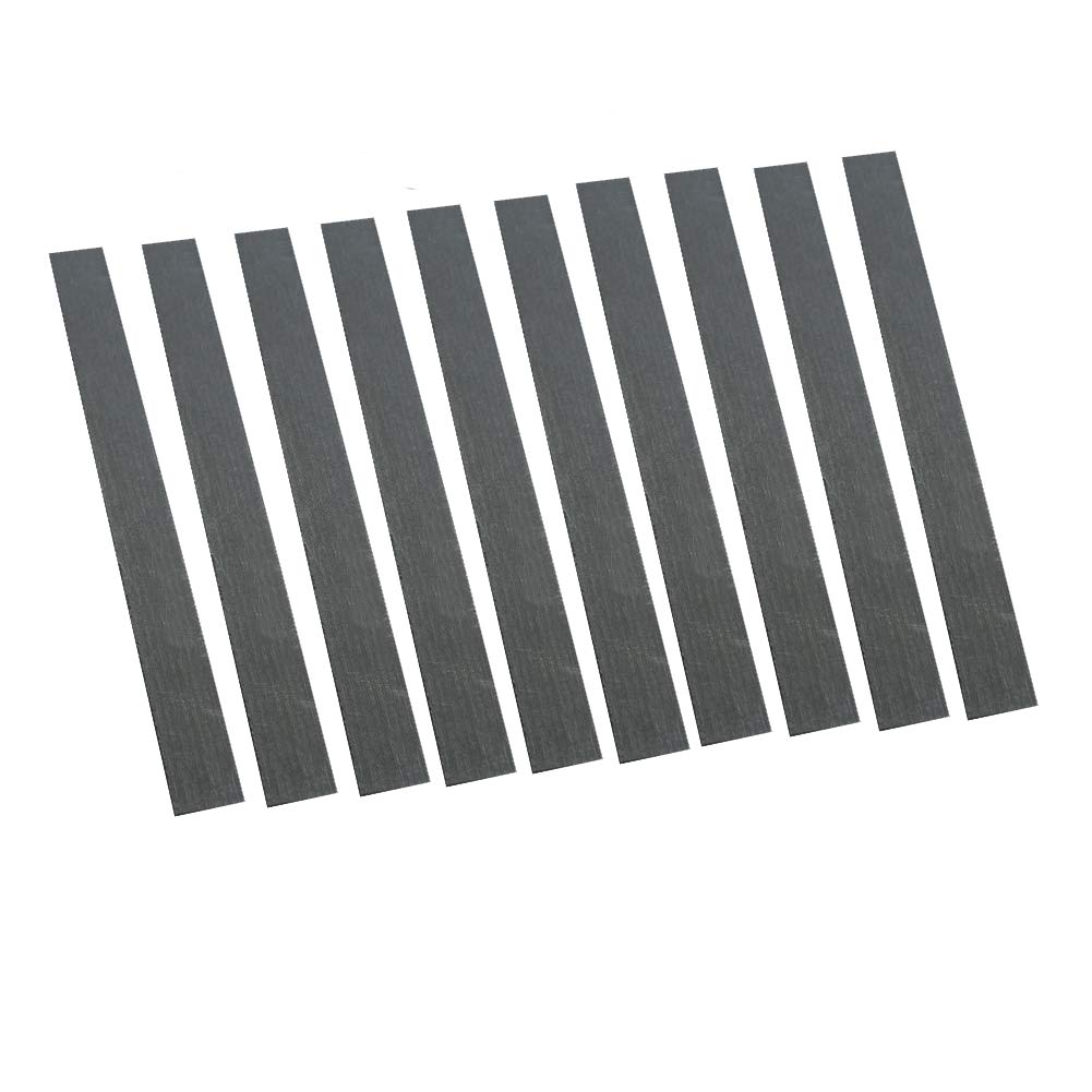 Purity Graphite Electrode Plate Cathode Anode Conductive Water Treatment Electric Spark Graphite Sheet Thickness 3Mm 10Pcs,100mmx30mmx3mm