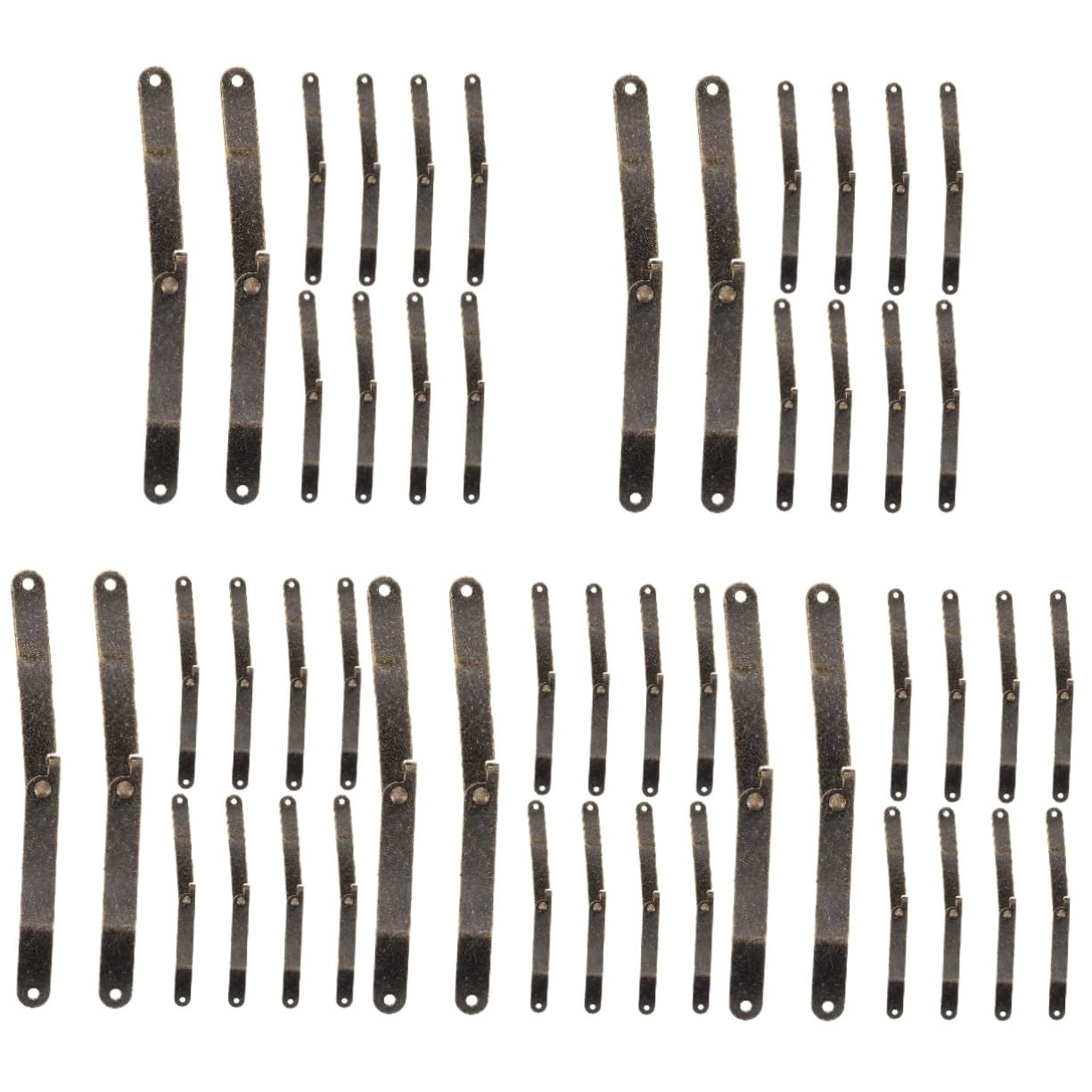 Artibetter 50pezzi Cerniere Metalliche Vintage Per Scatole Legno Cerniere Piccole Per Mobili e Armadi Accessori Pratici Per Imballaggio e Decorazione Di Mobili