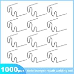Teppich 1000Pcs 0.8mm Staples for Hot Stapler Plastic Repair Wave Staples Bumper Bodywork Repairs S Wave Staples,Automotive Bumper Repair Staples