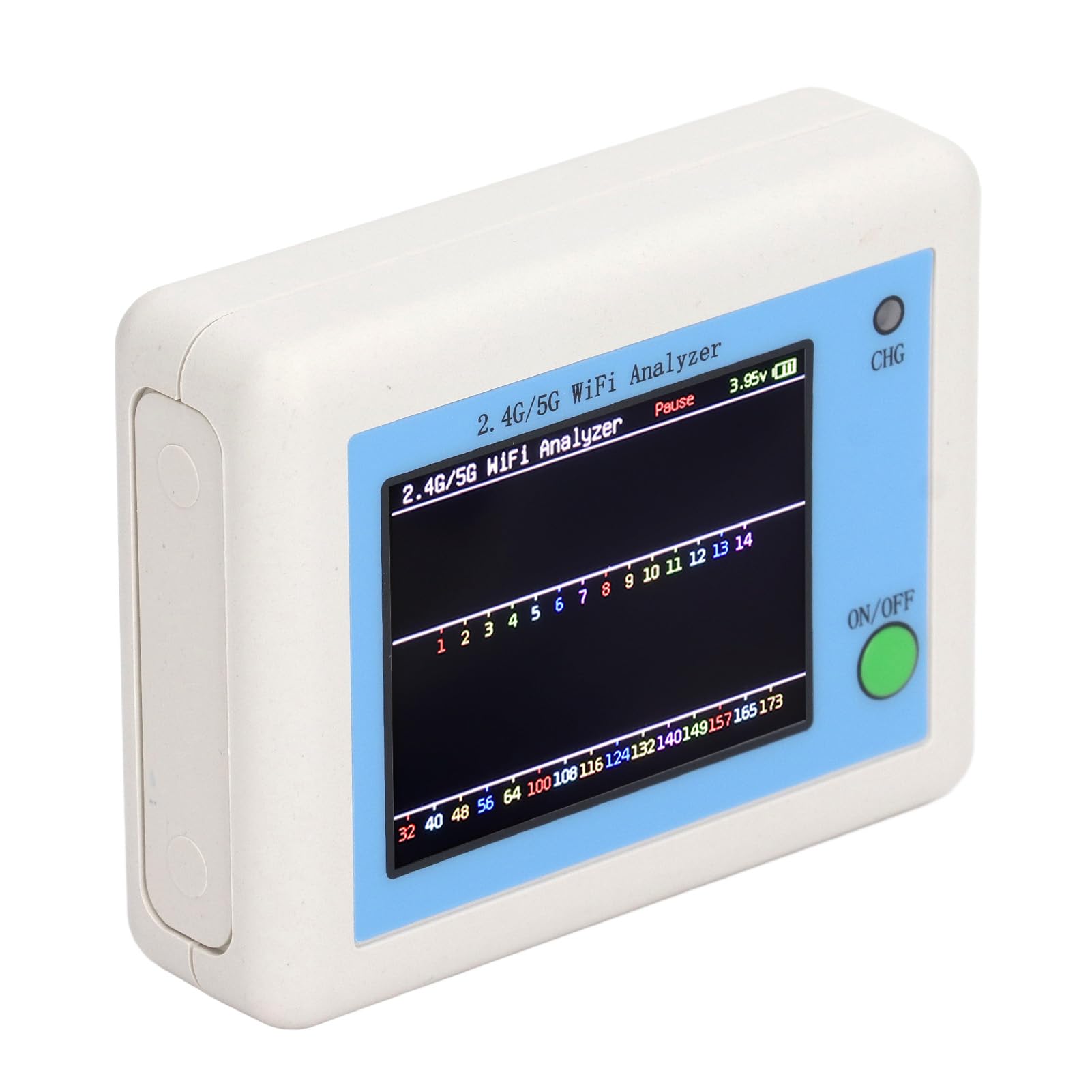 Srliya 2.4g 5g Analizador Wifi de 2.4 Pulgadas TFT Color Light Indication Signal Scanner Analyzer