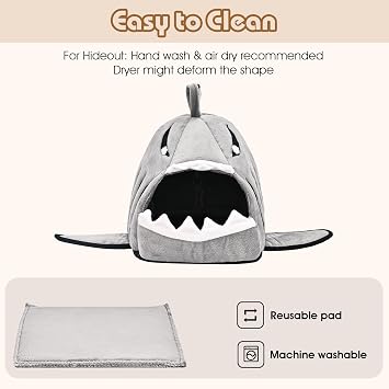 Avont 2 Pack Guinea Pig Tunnel & Hideout, Small Animal Bed