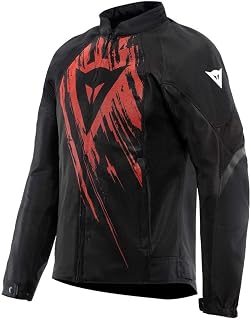 Dainese Herren Air Graphics Tex Jacket Sommer Motorradjacke, belüftet und leicht, mit weichen Protektoren an Schultern und Ellenbogen (1er Pack)