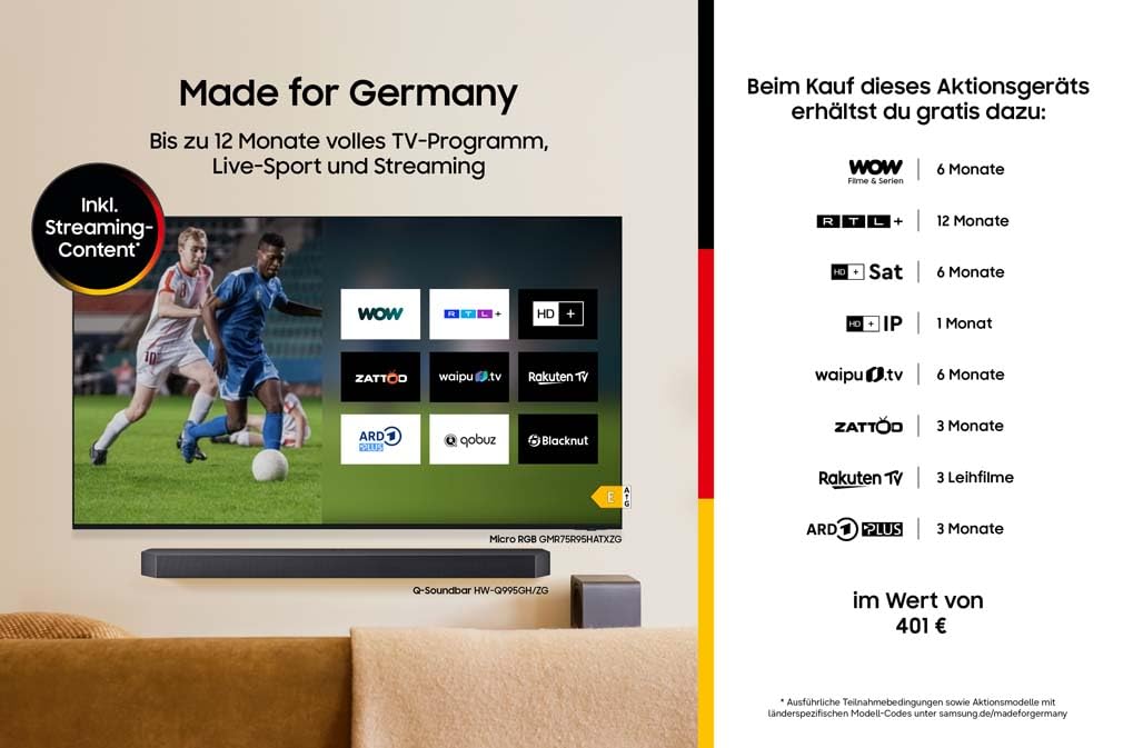 Samsung Neo QLED 8K QN900F 65 Zoll (163 cm) Mini LED Fernseher, Antireflexion, 8K AI Upscaling, Metal Frame Design, Knox Security, Dolby Atmos, Art Store Galerie, Samsung Vision AI Smart TV
