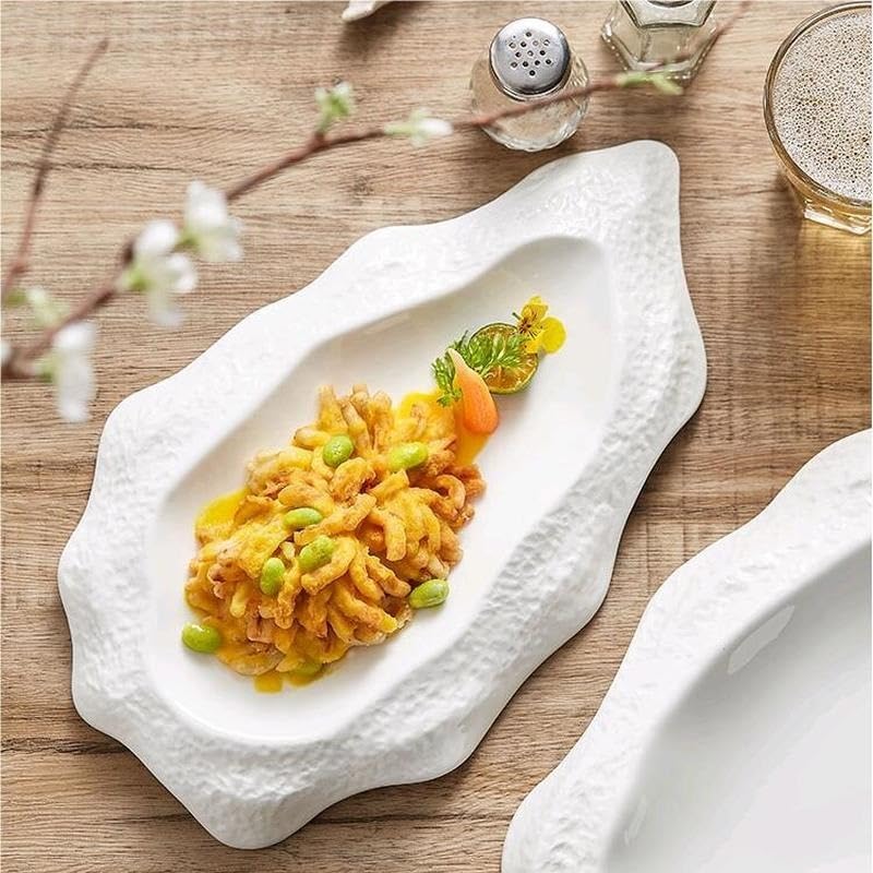 Ceramiczny talerz na makaron, domowy talerz obiadowy w stylu zachodnim, zastawa stołowa, dekoracja kuchenna, talerz na zimne dania, talerze obiadowe (26,5 cm)