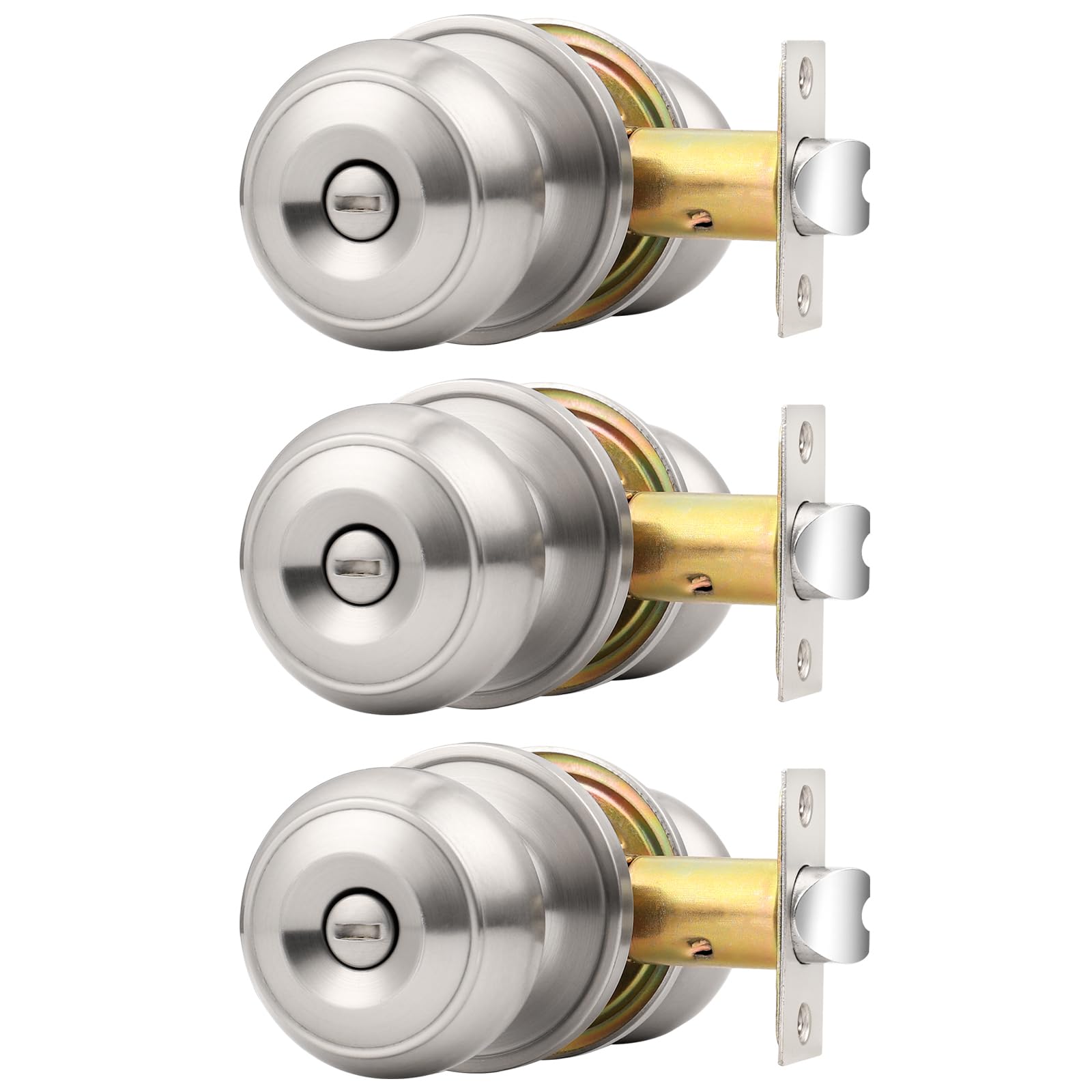 Probrico Black Door Knobs - Matte Black -31