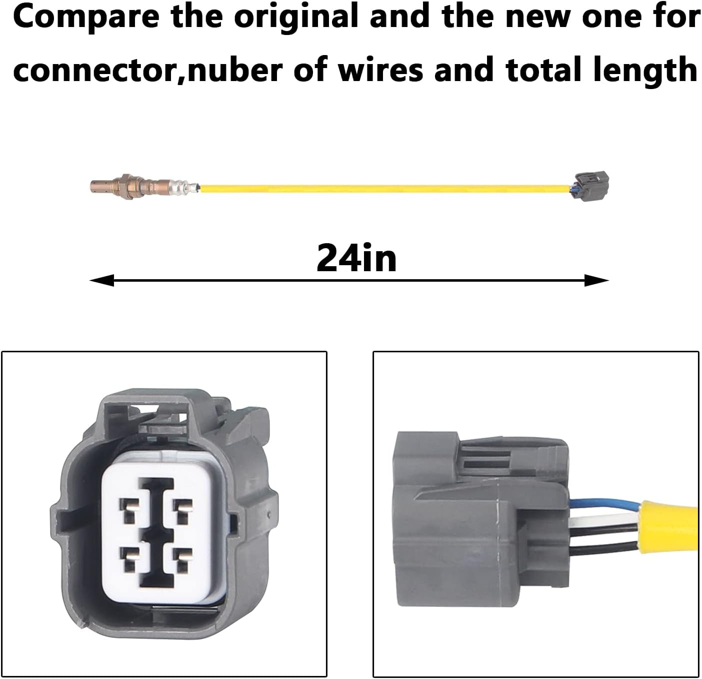 234-9015 O2 Oxygen Sensor Air Fuel Ratio Upstream Compatible with Forester Impreza Legacy Outback Baja 2003 2004 1Pcs