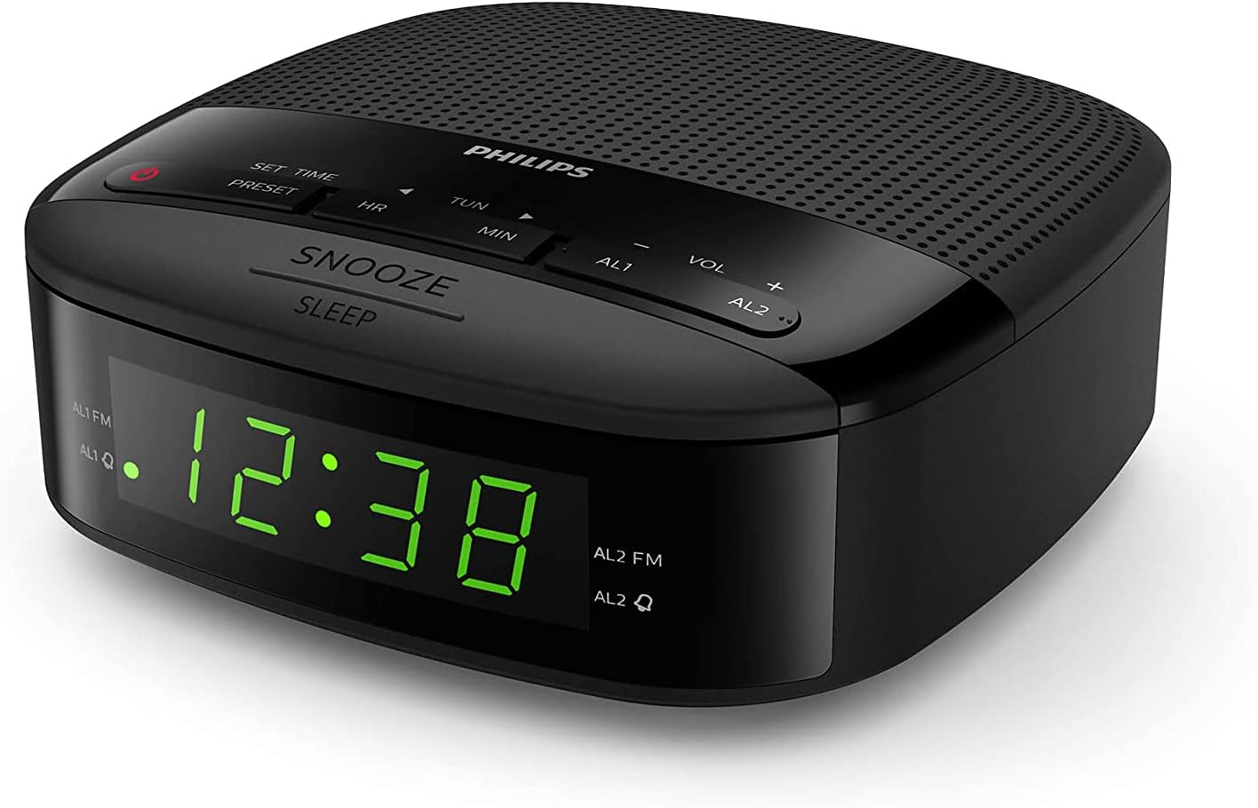 Philips TAR3205/12 ébresztőóra elölnézet