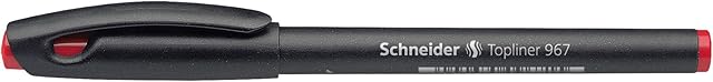Schneider Topliner 967 cienkopis (grubość kreski 0,4 mm) 1 sztuka czerwony