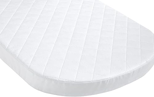 Miniatura 3 de Beaba by Shnuggle Colchón de flujo de aire para cuna de bebé, colchón de fibra hipoalergénica, colchón de tamaño matrimonial, resistente al agua,