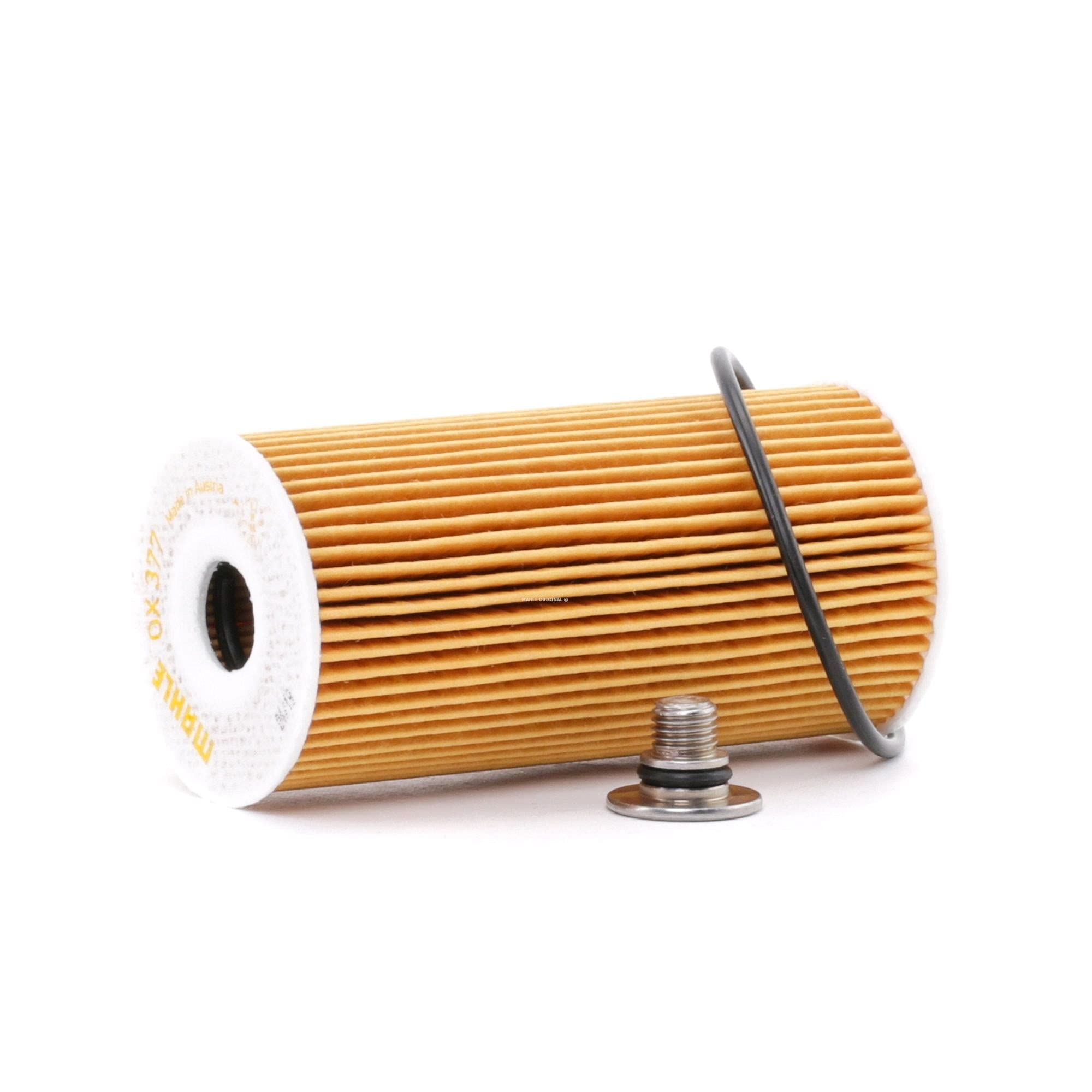 MAHLE OX 377D Oil Filter - Oil Filter with Gasket / Gasket Set
