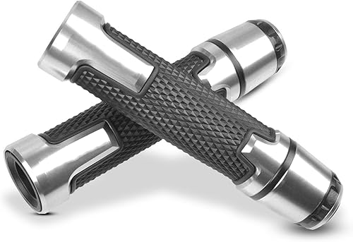 Vista 6 de Universal 7/8 "0.866 in motocicleta manillar puños para Kawasaki Ninja250 650 Z400 Z650 Z800 Z900 Z1000 ZX6R ZX10R 250R 300R Negro