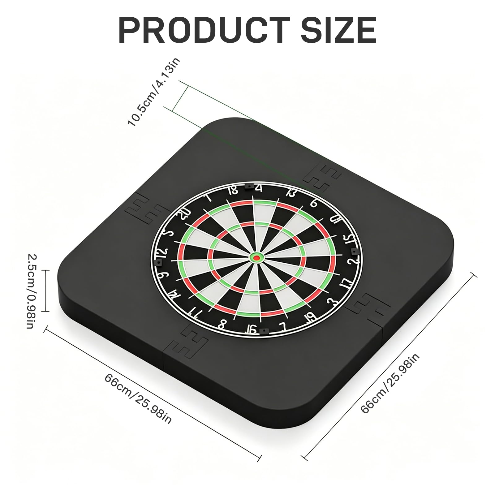 Dartscheibe Schutzring, Wandschutz für Dartboard, Eva Dartscheibe Umrandung, Surround Auffangring Dart Backboard für 18-Zoll Dartscheibe