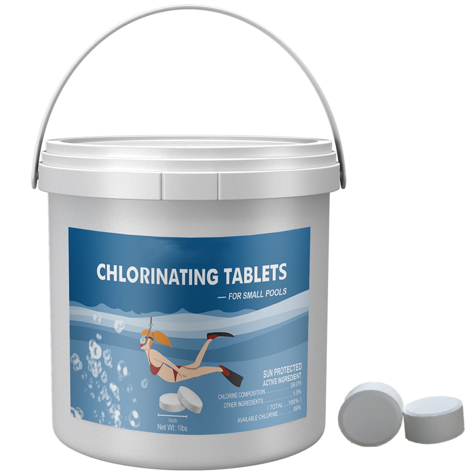 Buy Chlorine s 1 inch Pool Chlorinating s 1 lb 2lb for Small Pools