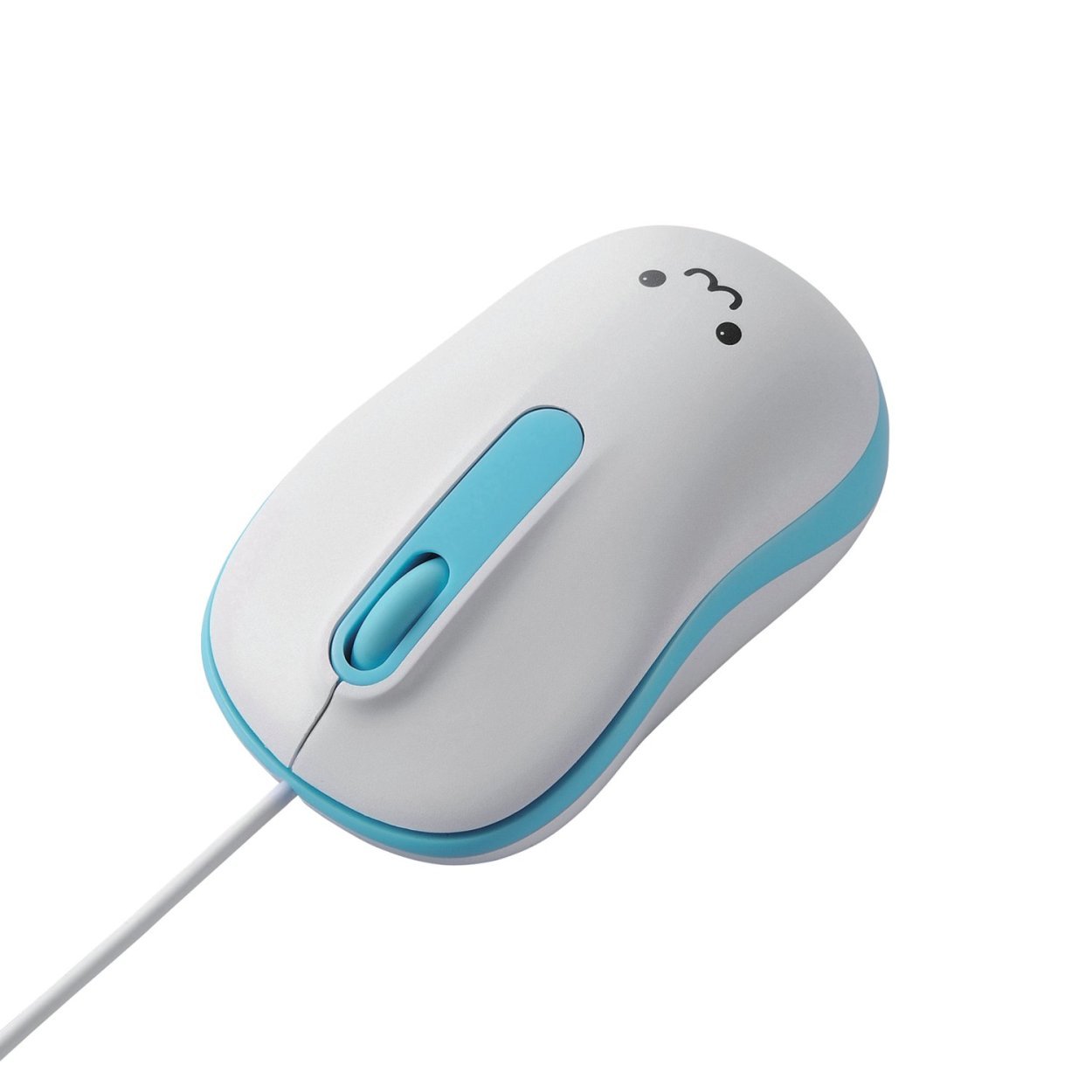Amazon.co.jp: ELECOM 有線マウス 光学式 Mサイズ ブルー M-Y7URBU