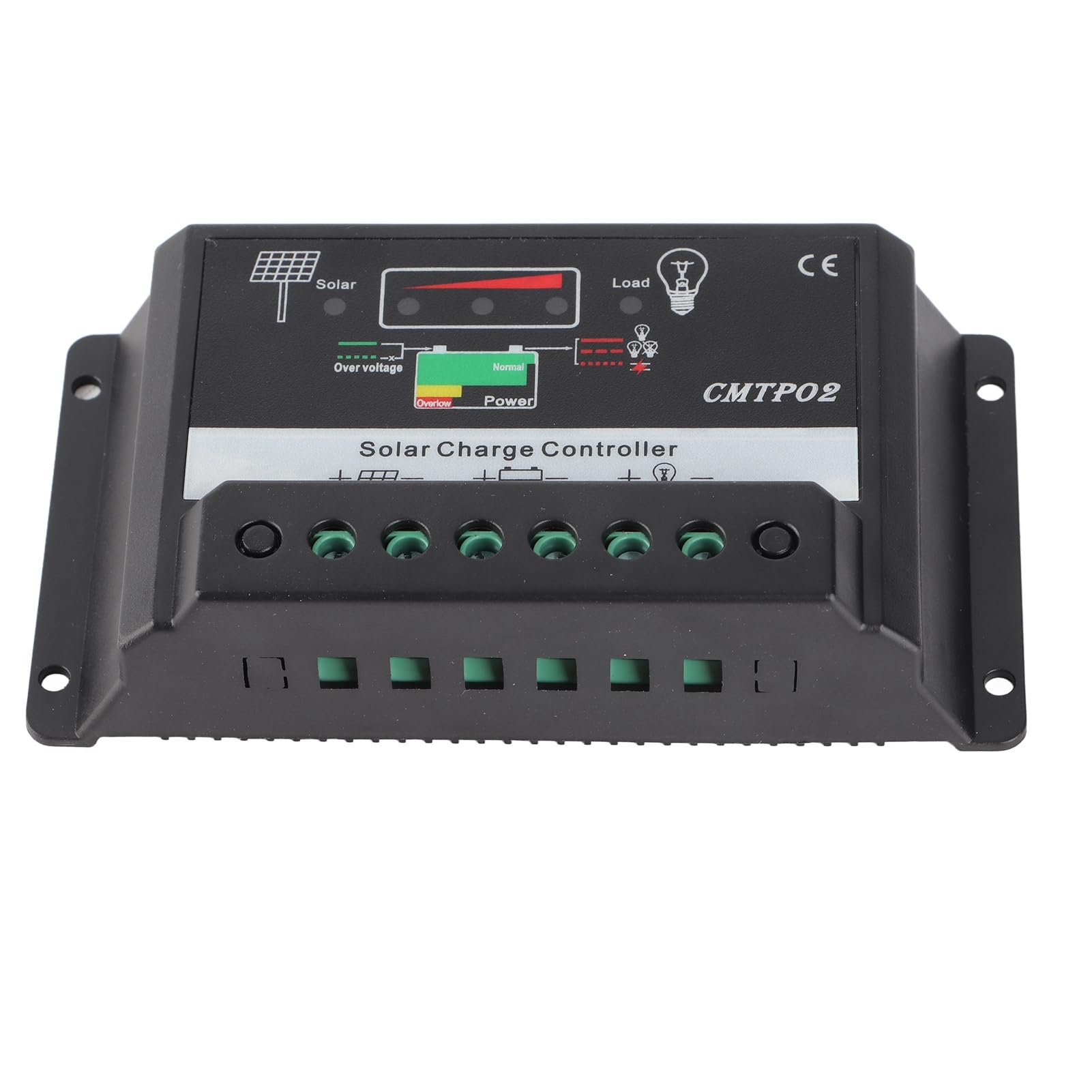 Regolatore di carica per pannello solare di sicurezza portatile 30A 12/24V