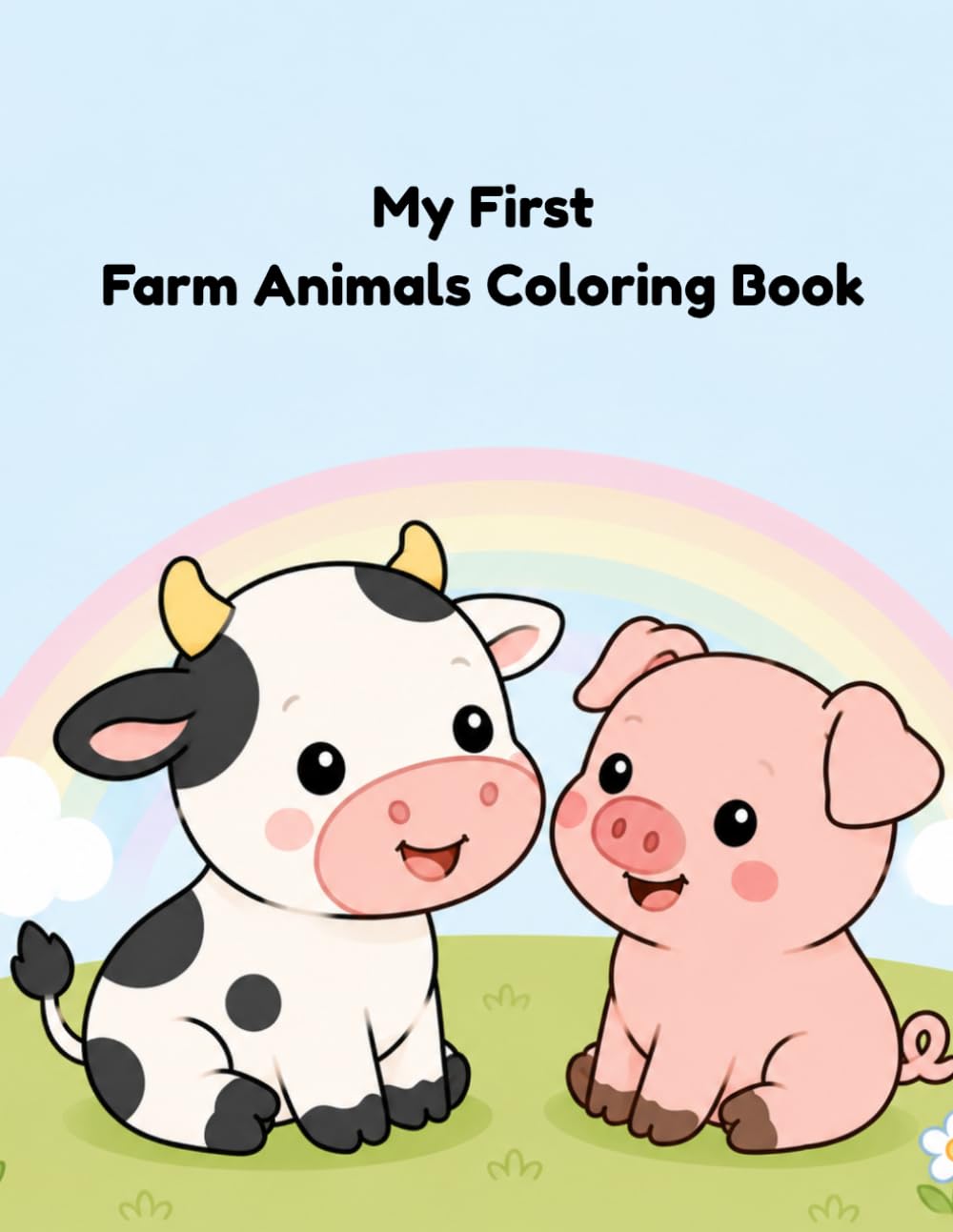 My First Farm Animals Coloring Book