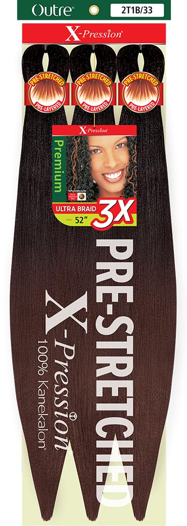 Amazon.com : Outre X-Pression Braid - Pre Stretched Braid 52