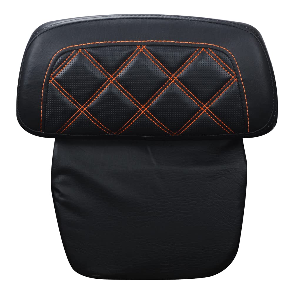 FOVPLUE Backrest Pad,Razor Chopped Tour Pack Backrest Pad for Harley Davidson Touring CVO Street Gli
