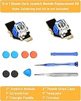 Vista 6 de DUXICEPIN Paquete de 2 módulos de palanca de mando electromagnética para cubierta de vapor sin deriva con sensor de efecto de pasillo 3D kit