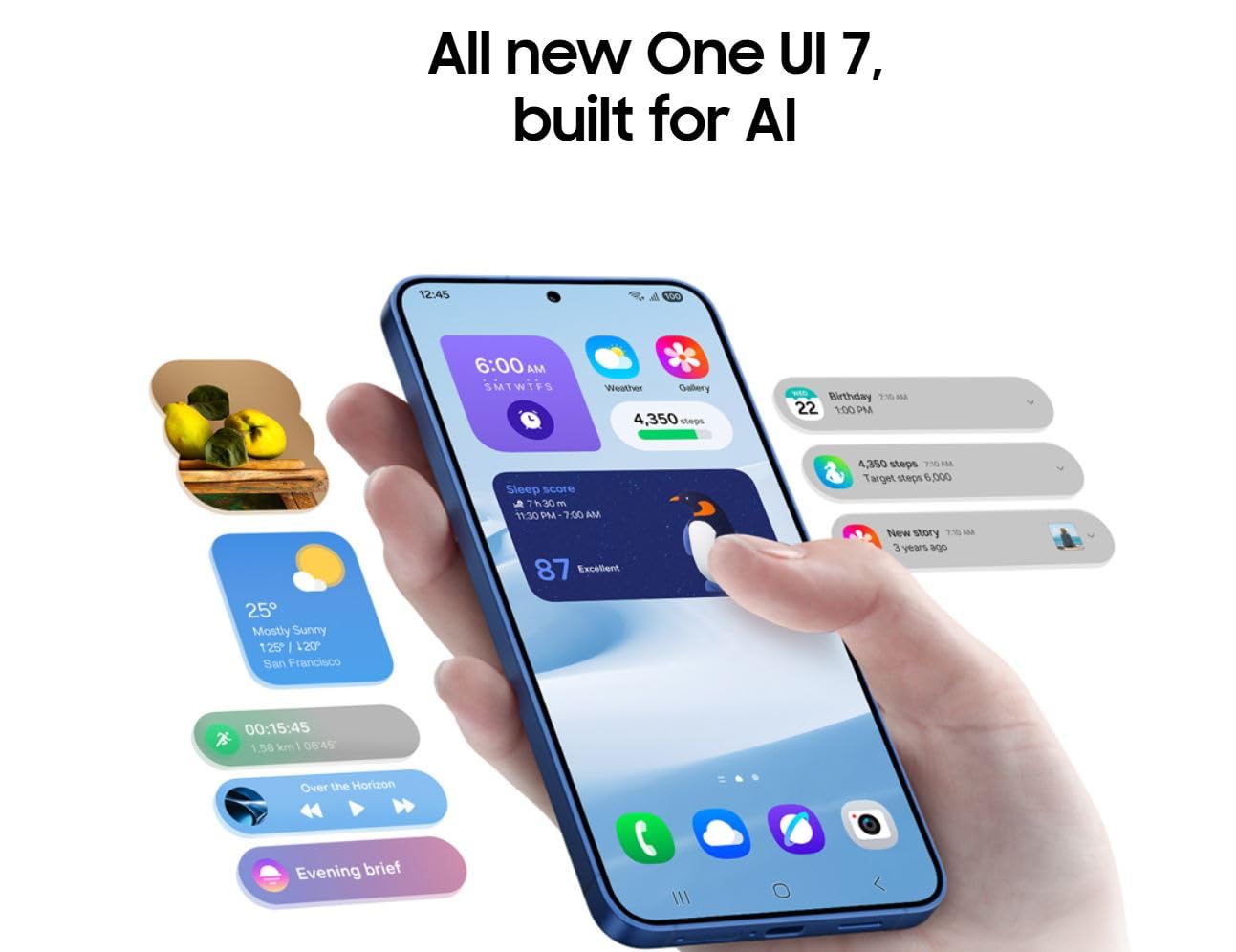 Amazon.com: SAMSUNG Galaxy S25+ SM-S936B/DS 256GB 12GB RAM