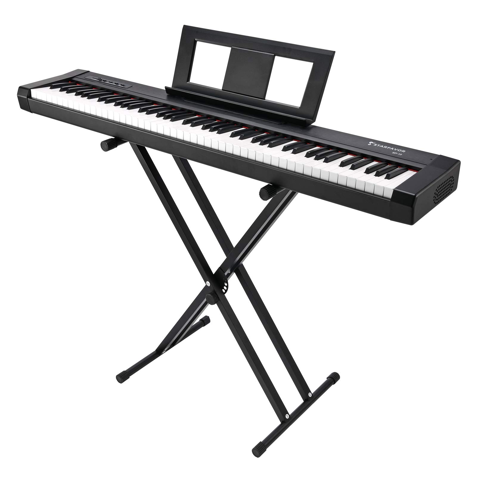 Starfavor 88 Key Digital Piano Beginner Electric Keyboard Full Size