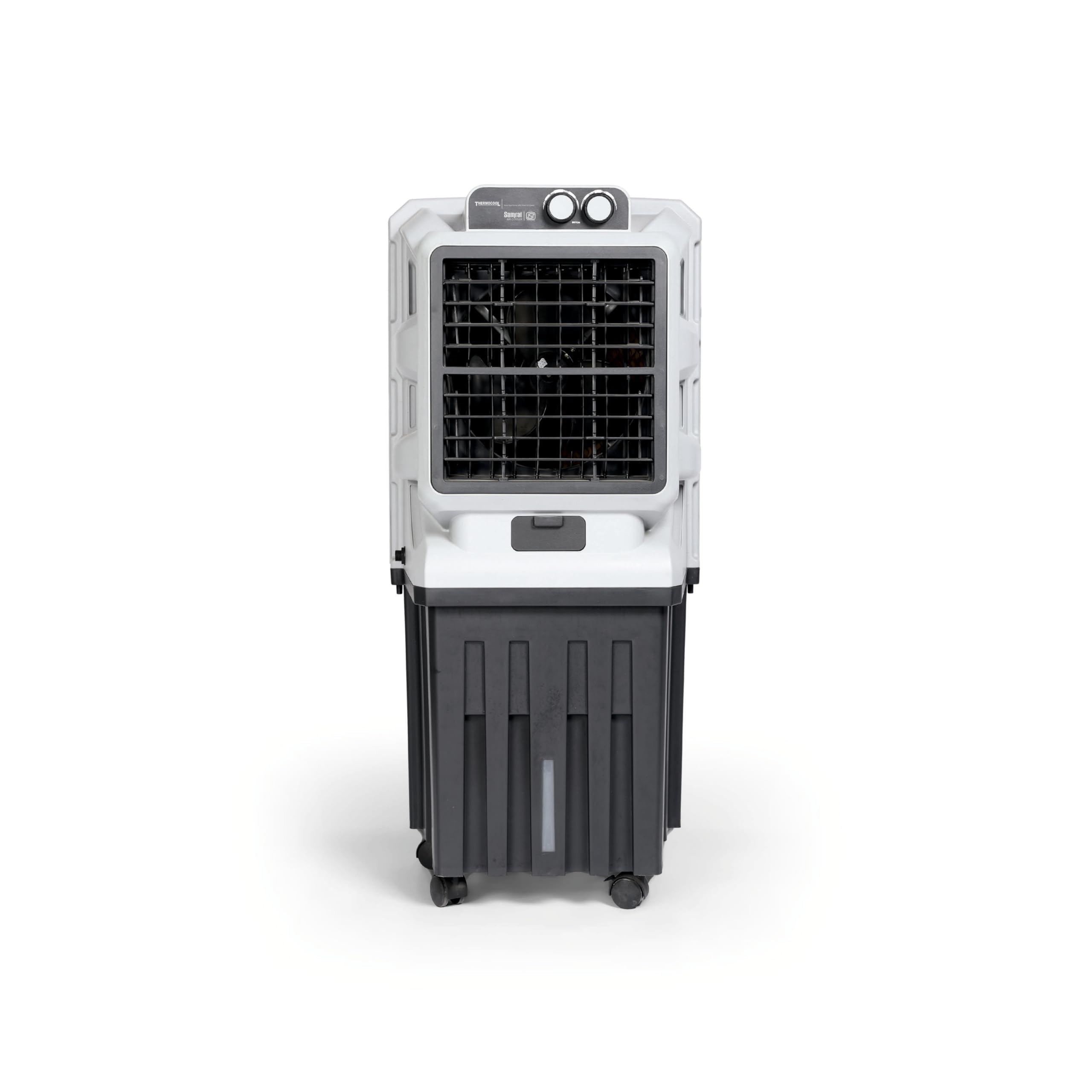 THERMOCOOL Commercial Air Cooler Samrat with Wheel 75Ltr | Automatic Water Inlet | Auto Swing | 30ft Air Throw Distance | Inverter Compatible, Low Noise | Honey Comb Pad | Collapsible Louvres-image-0