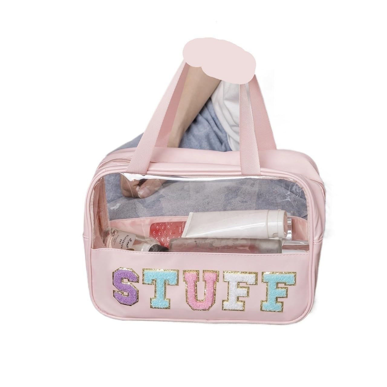 DVMSIEF Makeup Bag Travel Makeup Bag Toiletry Organizer