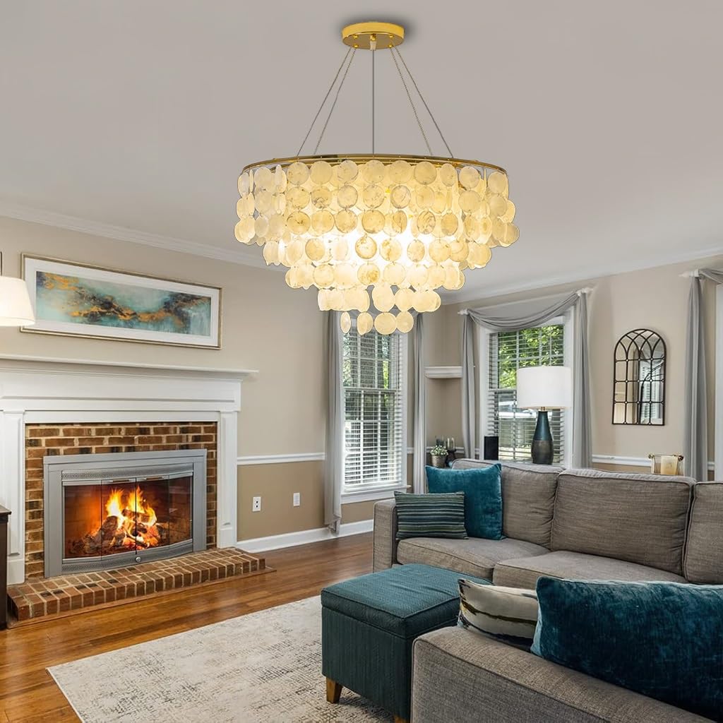 Lustre de style côtier pour grands espaces manquant de cachet