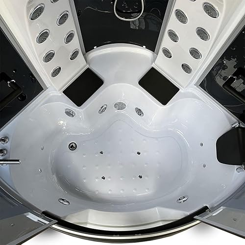 Miniatura 6 de Bañera Hidromasaje y Ducha Hidroterapia MONTECARLO 59.05" y Calentador Bañera de hidromasaje