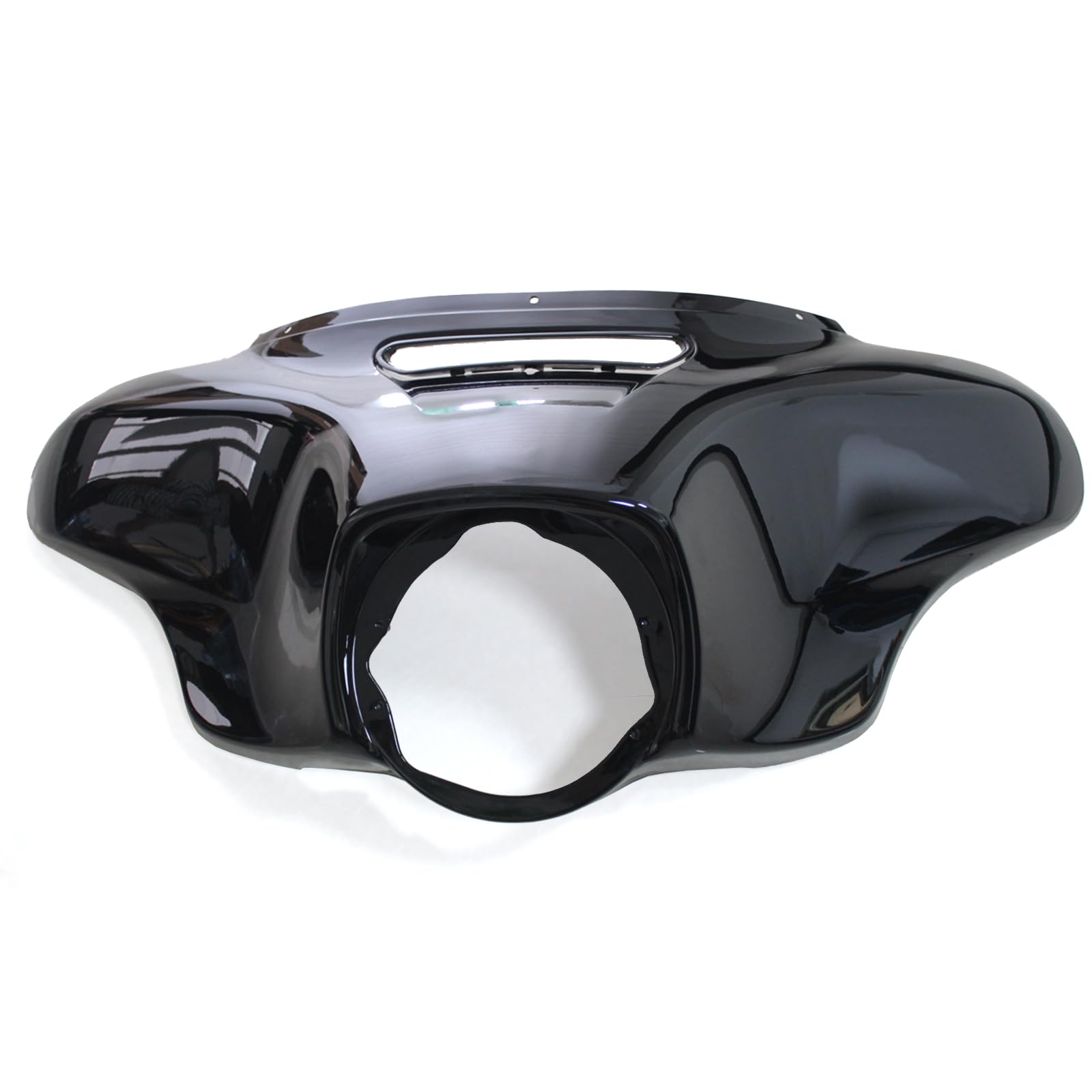 Front Batwing Fairing Cowl For 1996-2013 Harley Touring Models (Electra Glide, Street Glide, Trike) - Black