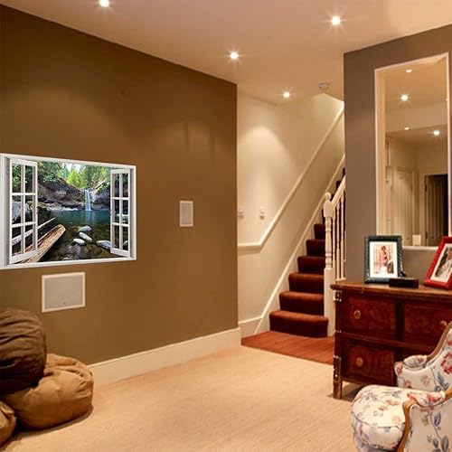 Miniatura 3 de Pegatinas de paisaje Forest Bush para Pared De Cuarto, citas de pared blancas para ventana de despegar y pegar, se adhiere a la pared del dormitorio