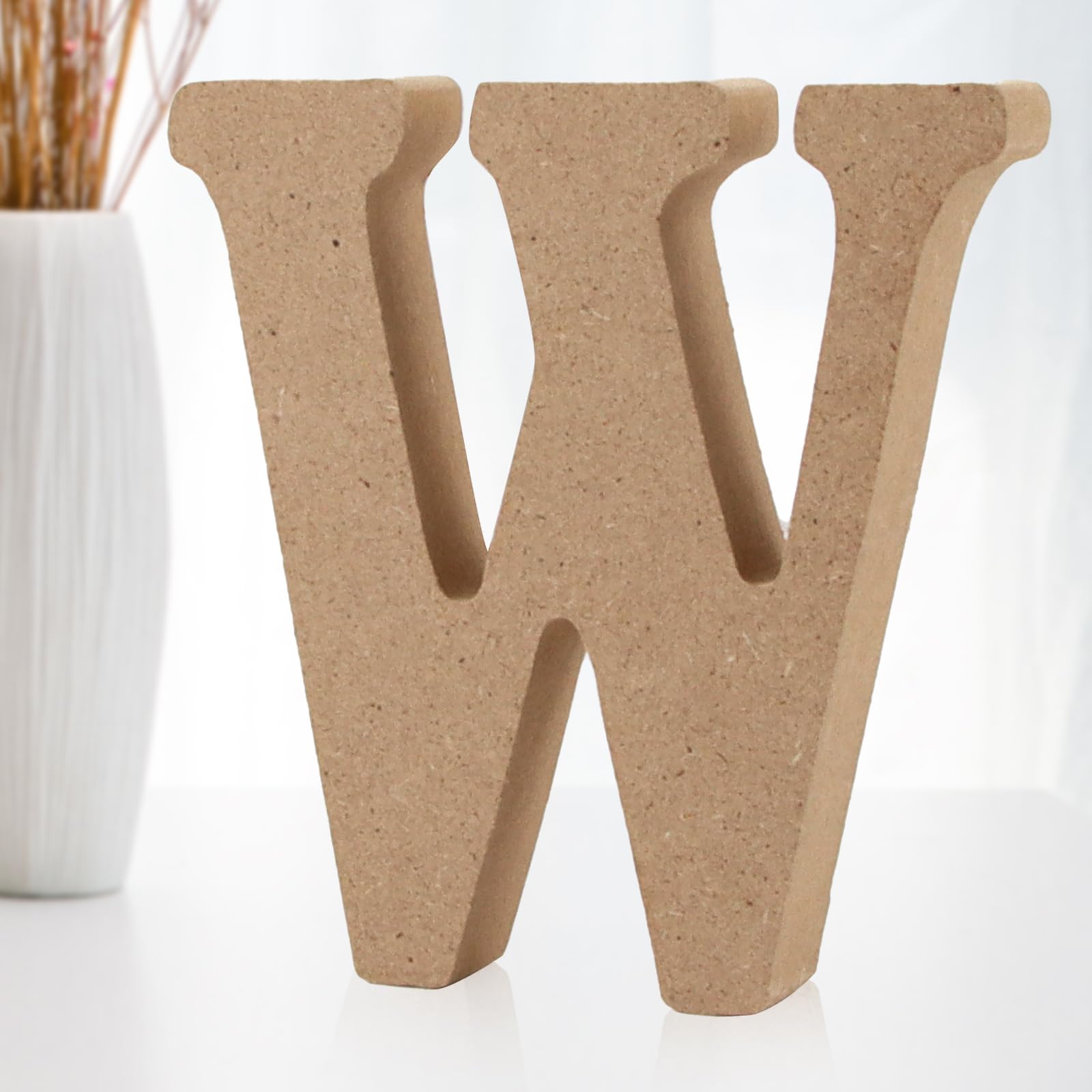 Taozoey Standing Wooden Letters, Wooden Letters for Crafts, DIY Letter, Home Lettering, Untreated Decorations for Home Wall