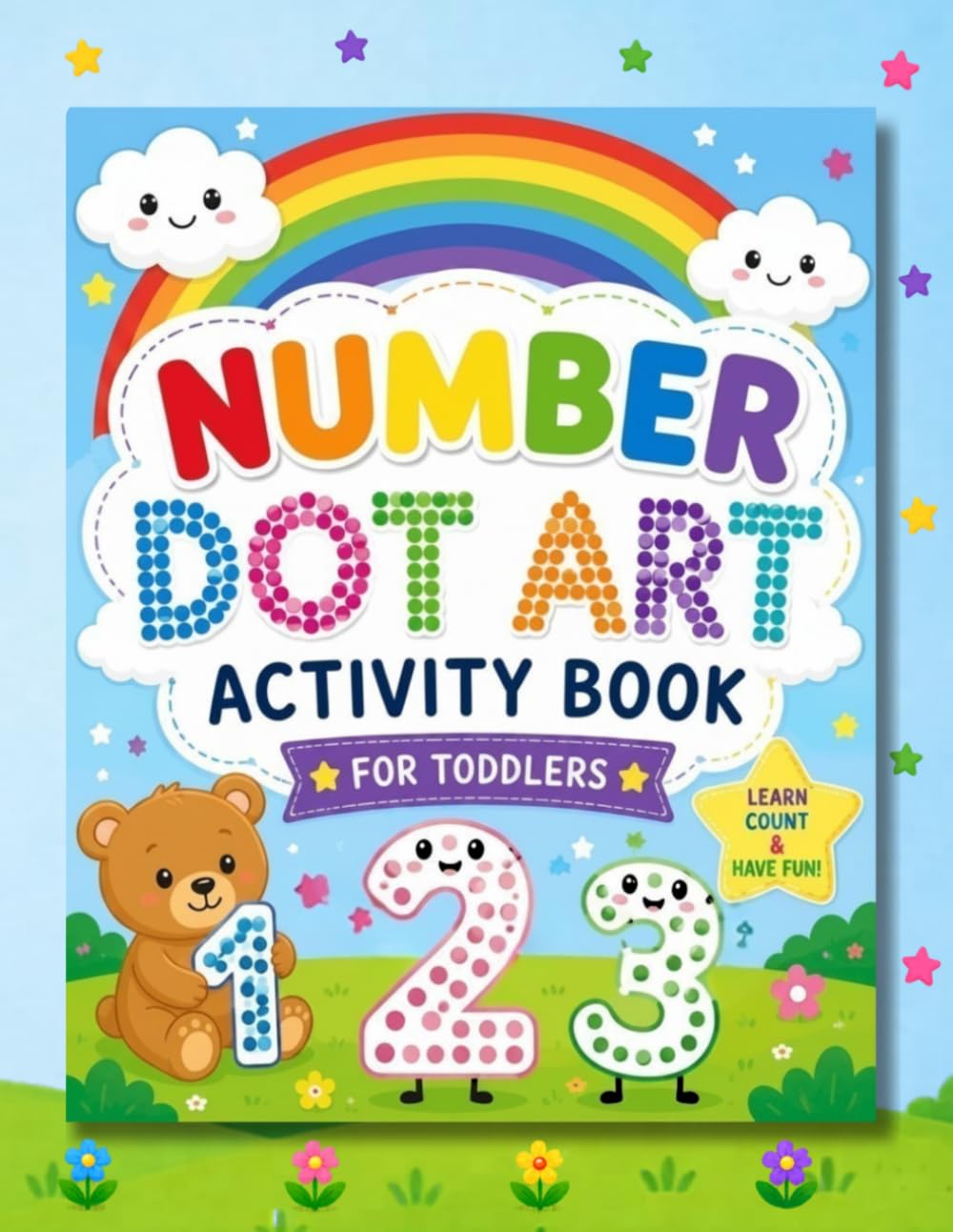 Number Dot Art Activity Book For Toddlers