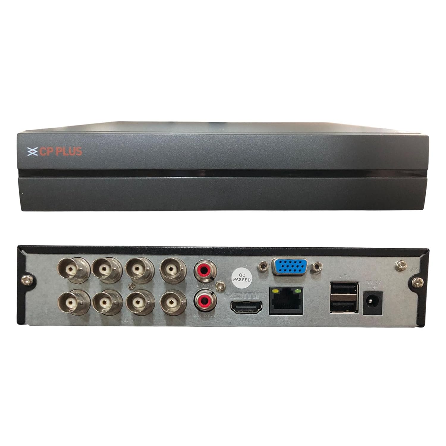 CP PLUS CP-UVR-0801E1-IC2 DVR rear panel with ports