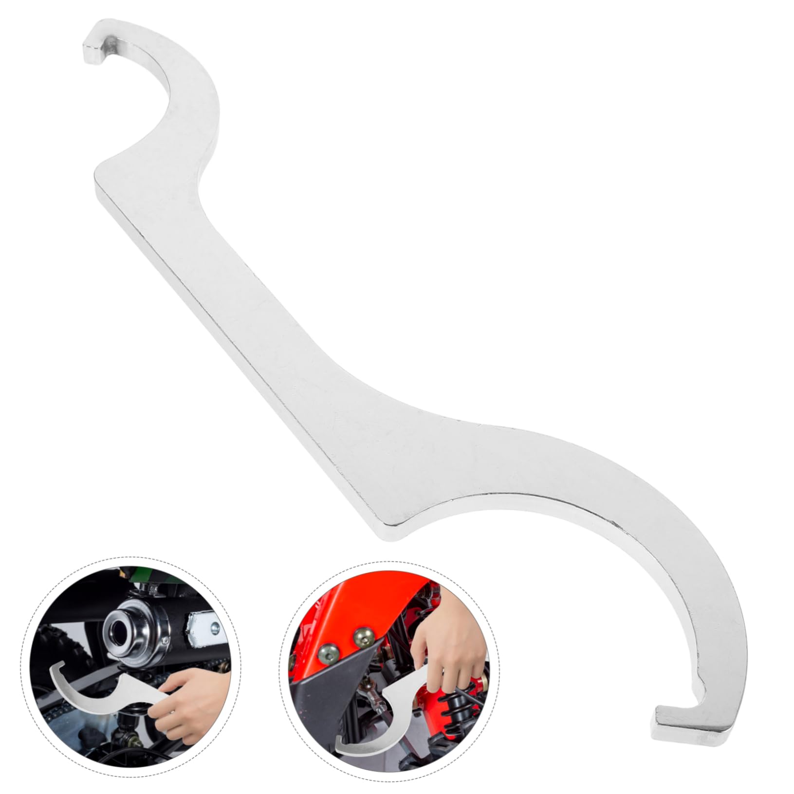 Cabilock Llave De Llave Inglesa para Amortiguadores para Coilovers Herramienta Coilovers para Motocicletas Taller