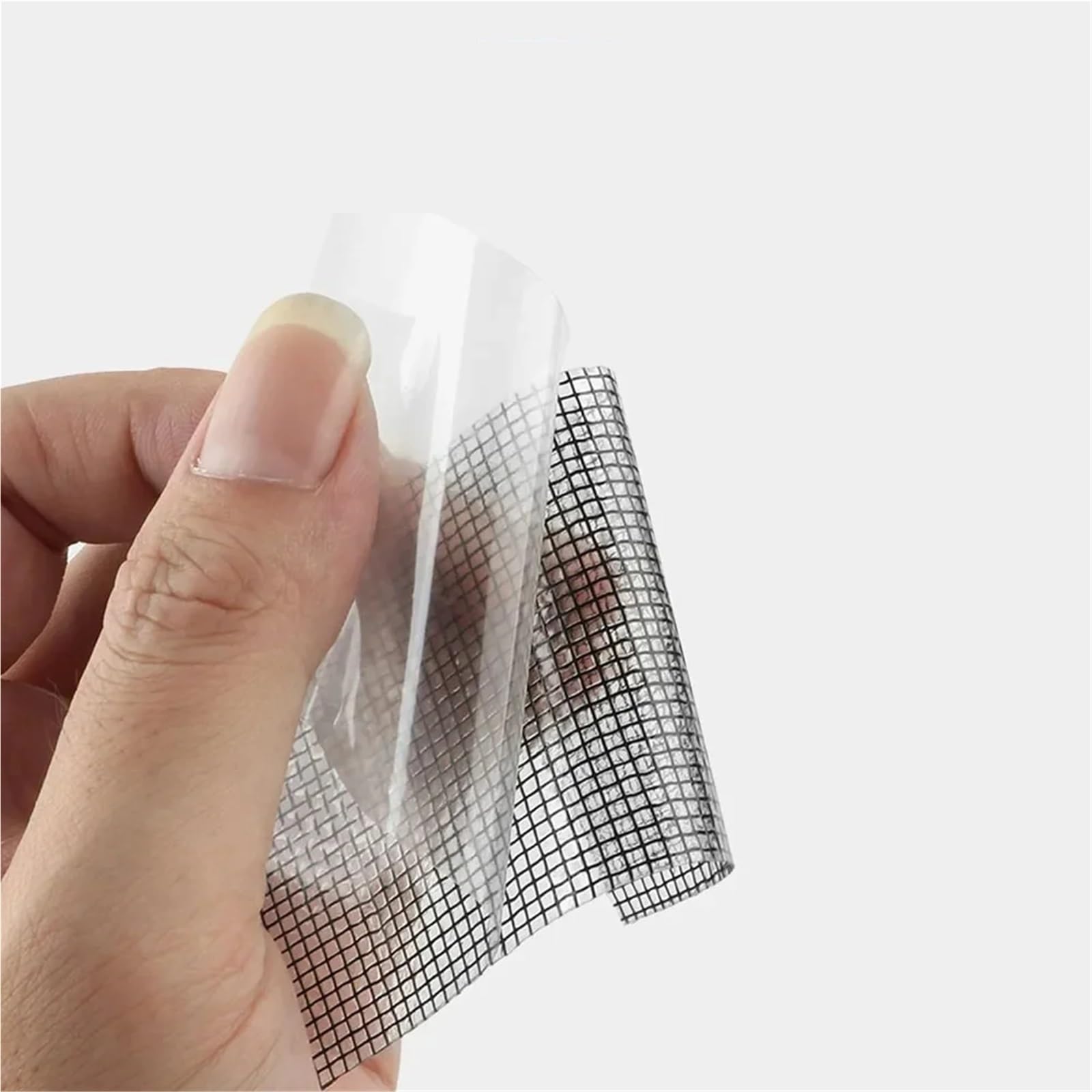 Bildschirm-Fenster-Aufkleber for Bildschirm-Reparatur-Set, starker Klebstoff und wasserdichtes Klebeband, Türvorhang, Moskitonetz, Mesh-Patch für Fliegengitter Tür(GRAY,100mmx3.5m)