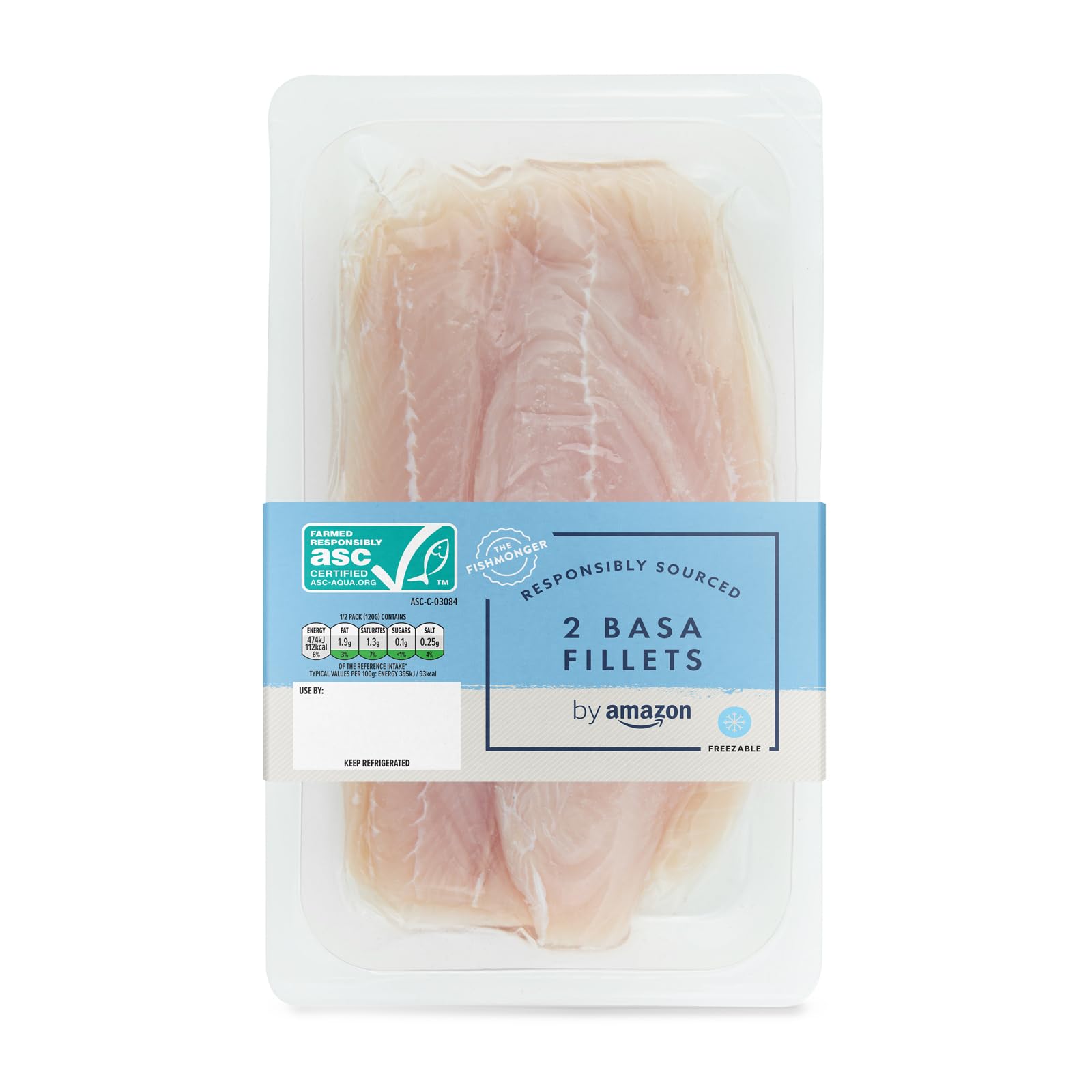 by Amazon Skinless & Boneless Basa Fillets, 240g