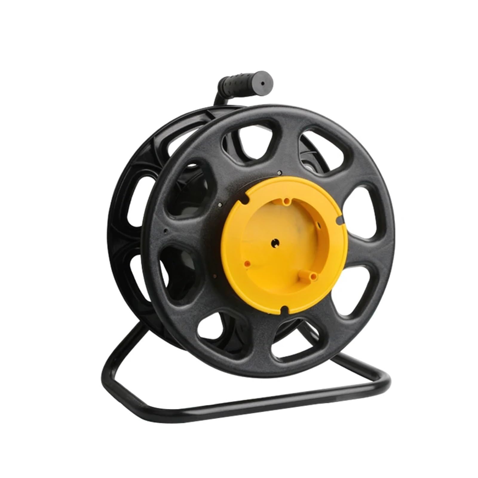 Tambor de cable, Carrete de cable manual, bobinador de fibra óptica móvil, línea de señal de energía, disco vacío pequeño, tira de luz de plástico, receptor, enrollador(S260A 20to50m)